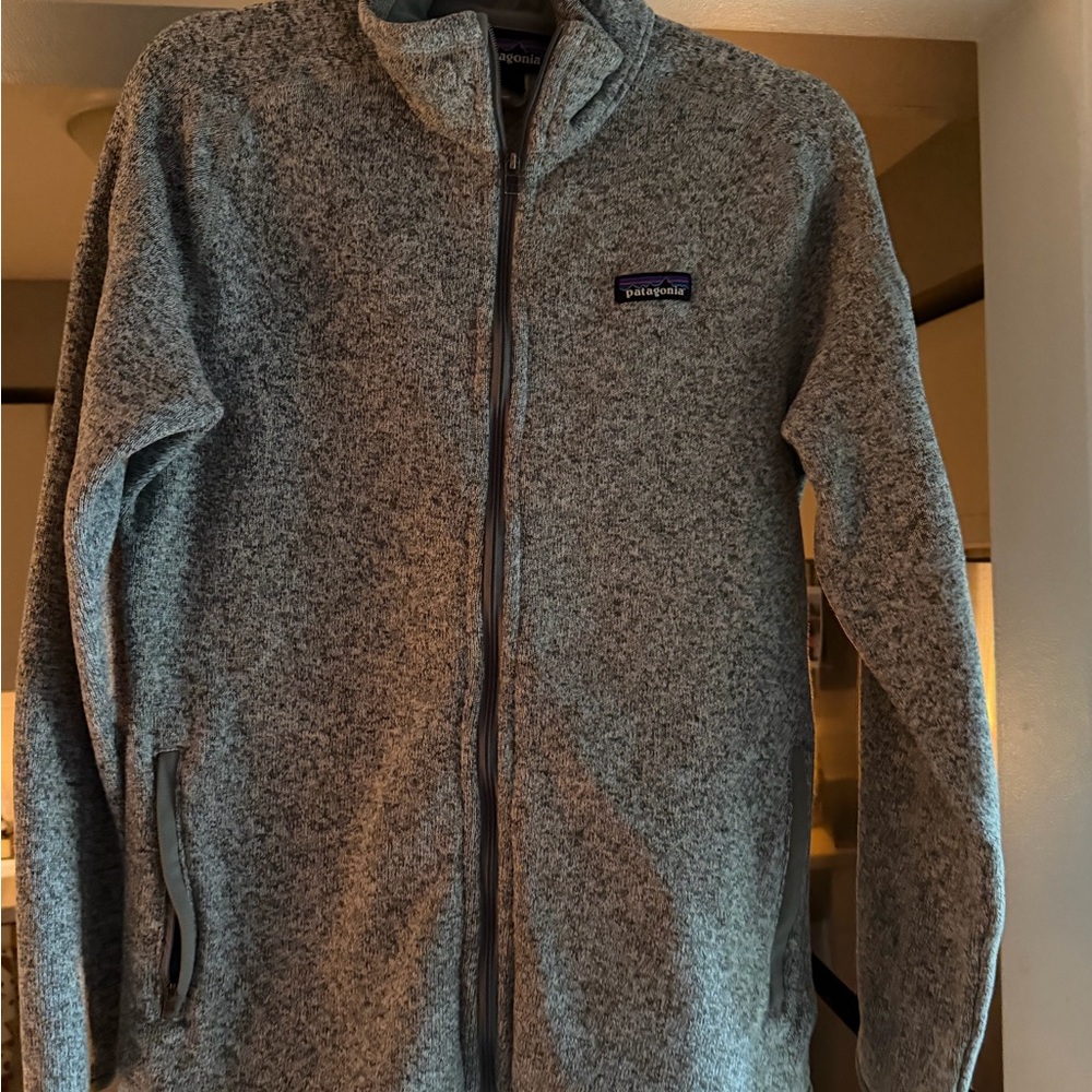 Patagonia Better Sweater Gray Full-Zip Jacket women’s size large like new